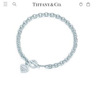 Tiffany’s Heart Tag Toggle Toggle Necklace